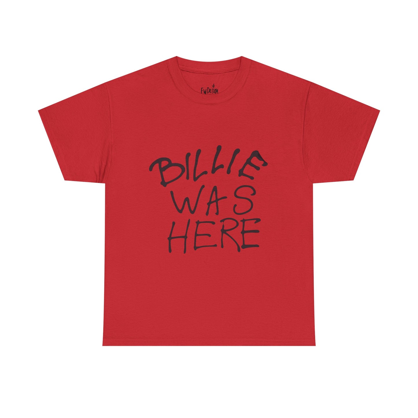 Billie Was Here Graphic Tee  Black Title