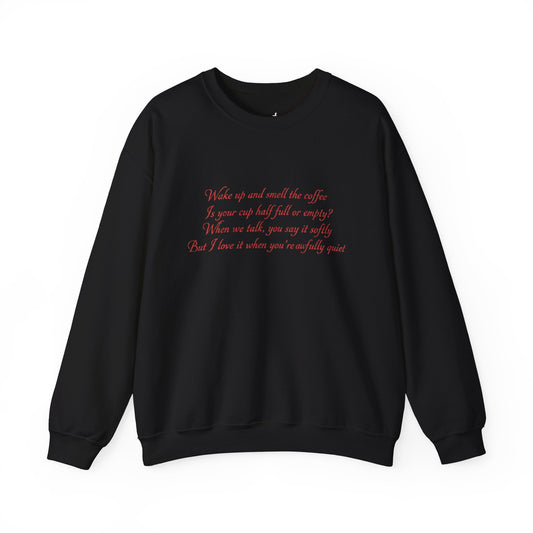 Come Out And Play Lyric Christmas Sweatshirt