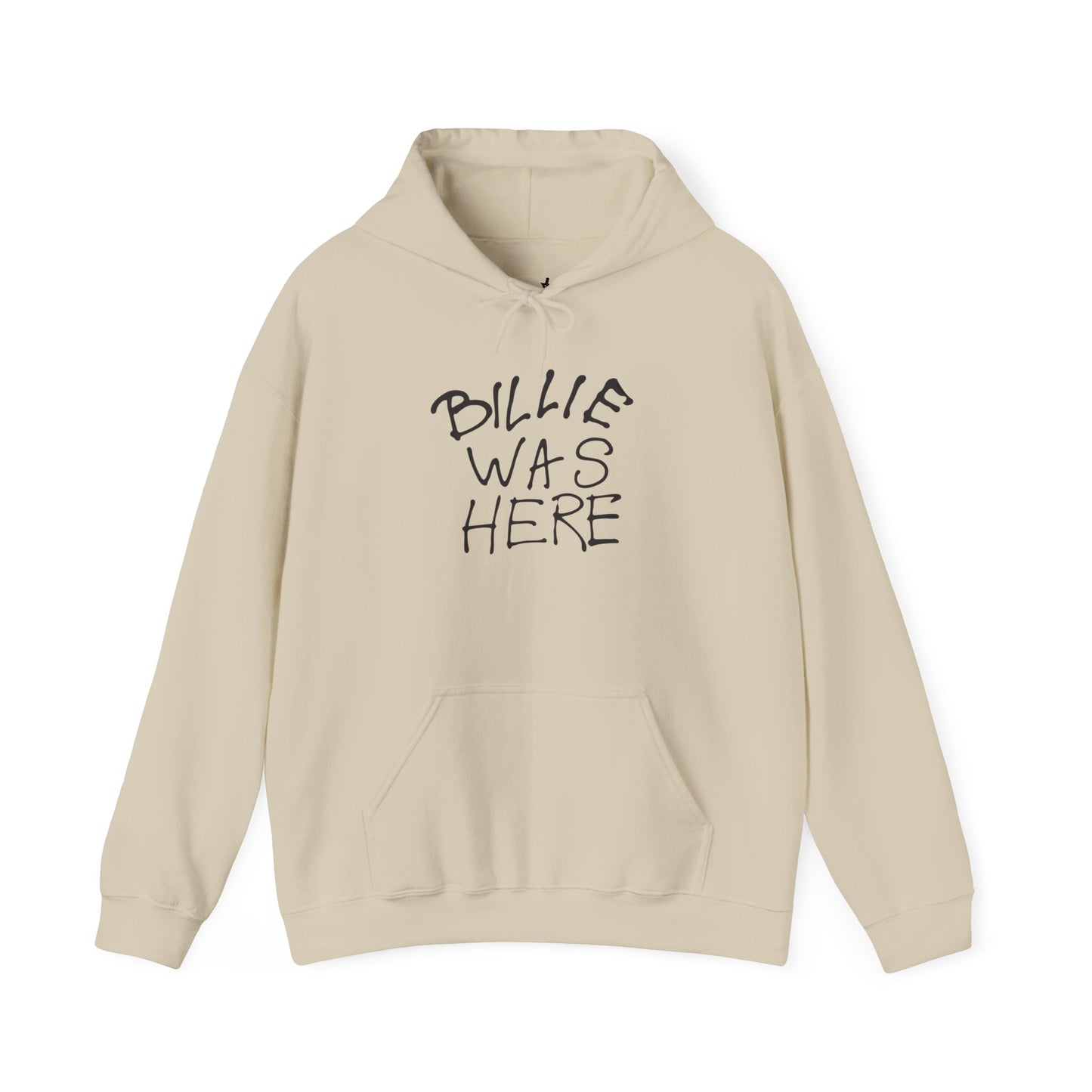Billie Was Here Black Title Hoodie