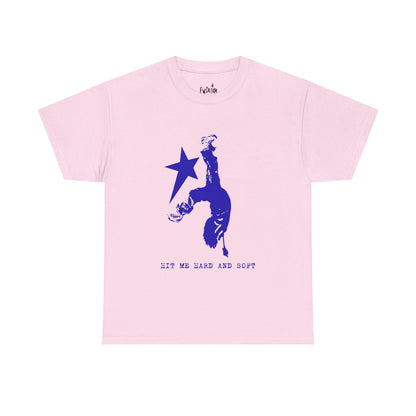 Hit me hard and soft Print Graphic Tee