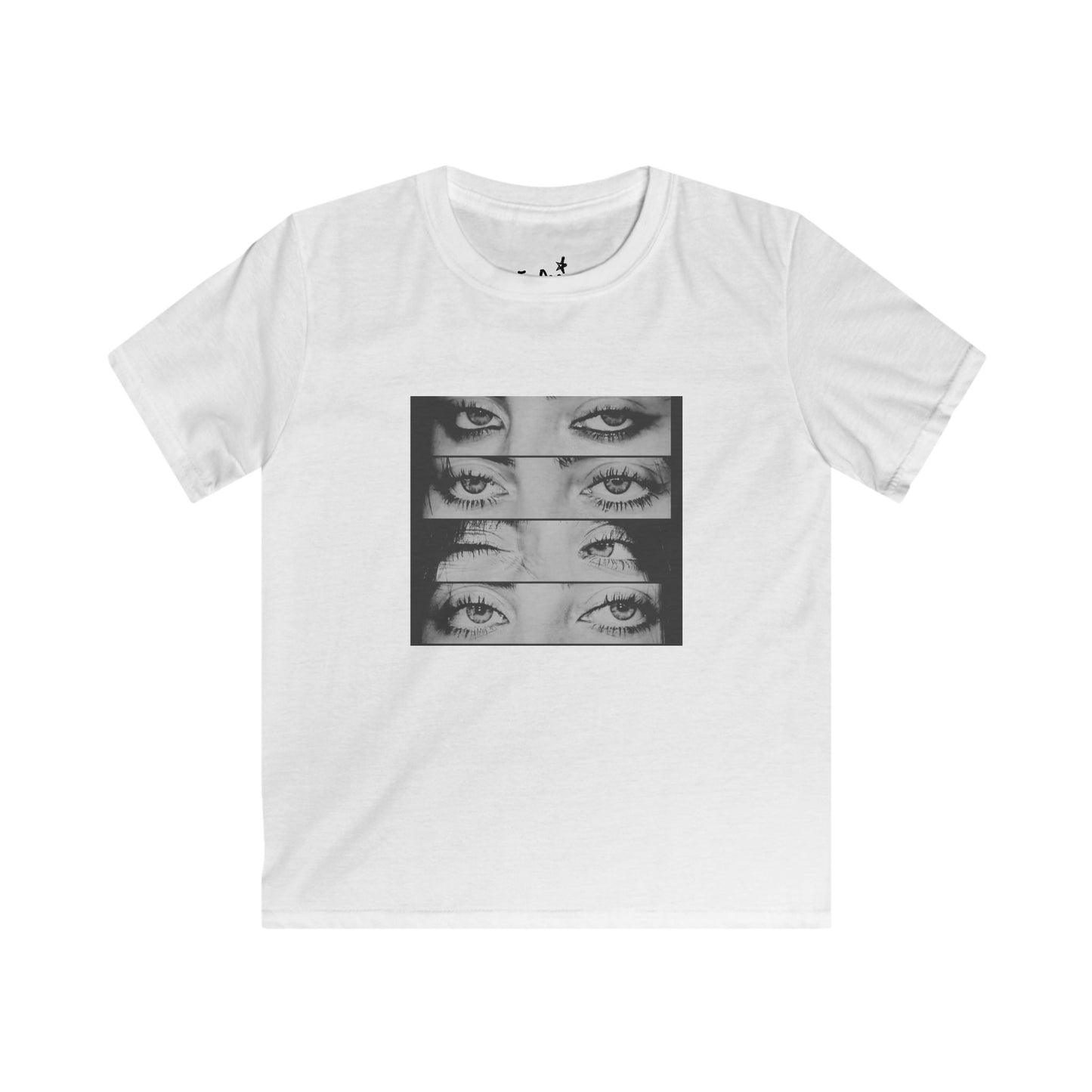 Eye collage baby tee