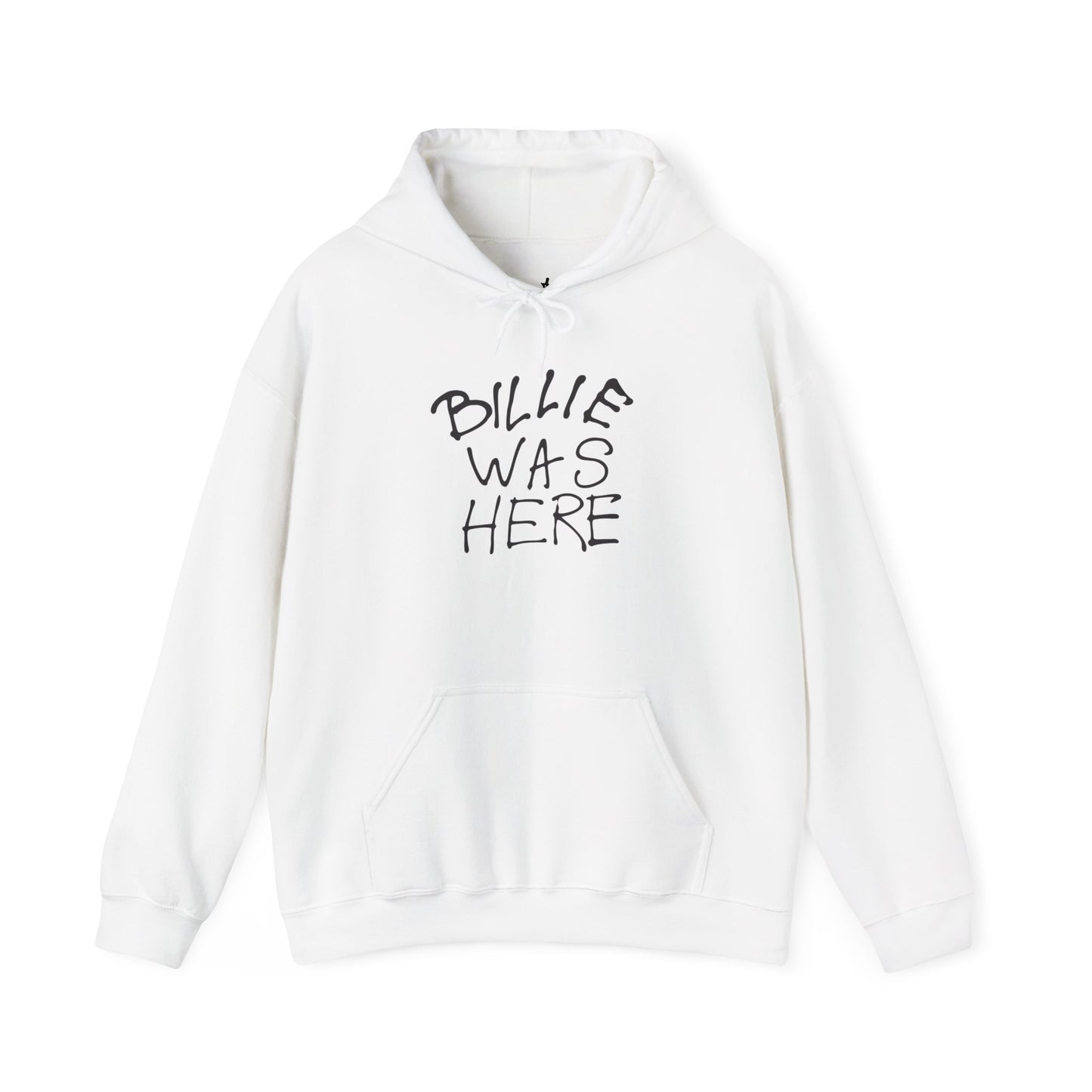 Billie Was Here Black Title Hoodie