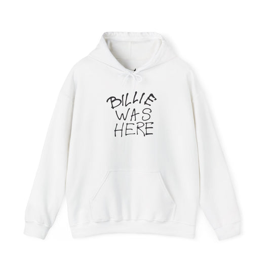 Billie Was Here Black Title Hoodie