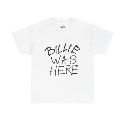 Billie Was Here Graphic Tee  Black Title