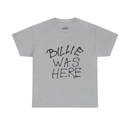Billie Was Here Graphic Tee  Black Title